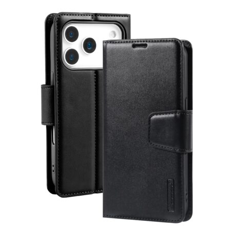 Hanman PU Flip Leather Wallet Case for iPhone 17 Pro Max / 18 Pro Max