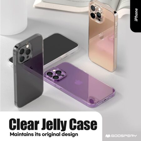 iPhone 17 Pro Max / 18 Pro Max Mercury Transparent Pearl Jelly Case Cover - Image 3
