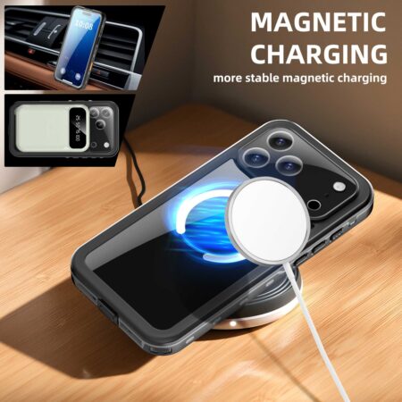 Redpepper Dot+ IP68 Waterproof Case Cover with Magnetic Ring for iPhone 17 Pro Max / 18 Pro Max - Image 5