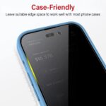 Kinglas Privacy Tempered Glass Screen Protector for iPhone 18 Pro Max - Image 6