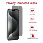 Kinglas Privacy Tempered Glass Screen Protector for iPhone 18 Pro Max - Image 7