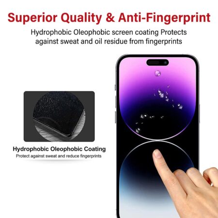 Kinglas 10 Packs Tempered Glass Screen Protector For iPhone 16 Pro Max / 17 Pro Max / 18 Pro Max - Image 3