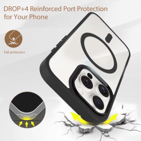Redefyne Metal Camera Lens Magnetic Transparent Magsafe Case for iPhone 17 Pro Max / 18 Pro Max - Image 7
