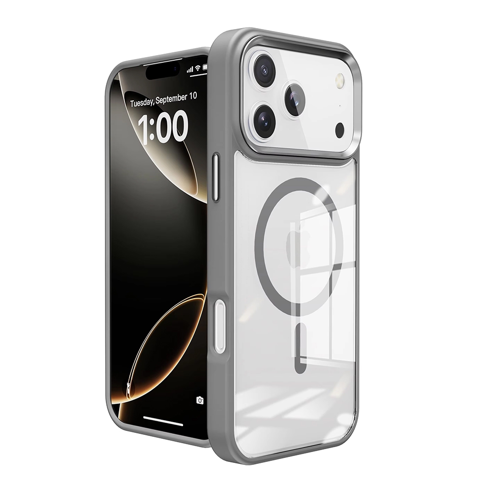 f152fb03e301e0b491b876819f6d46e6-9-5 Redefyne Metal Camera Lens Magnetic Transparent Magsafe Case for iPhone 17 Pro Max / 18 Pro Max - Image 1